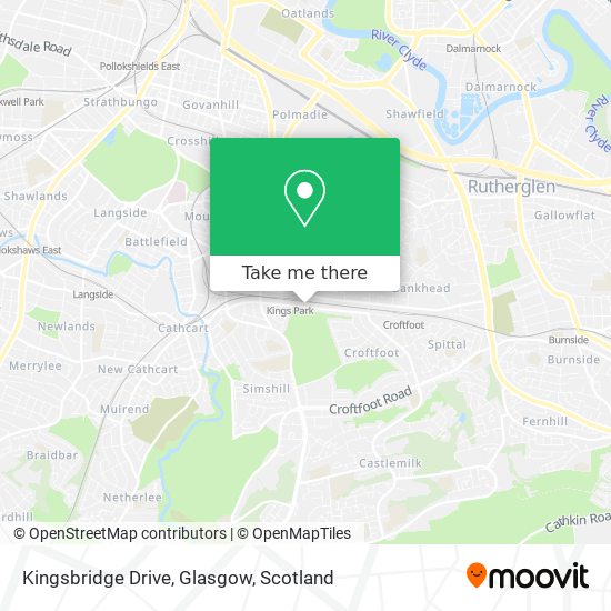 Kingsbridge Drive, Glasgow map