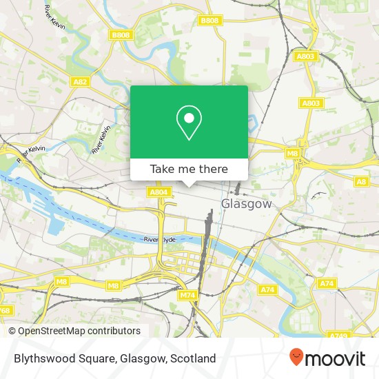 Blythswood Square, Glasgow map