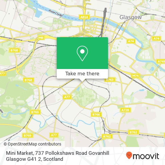 Mini Market, 737 Pollokshaws Road Govanhill Glasgow G41 2 map