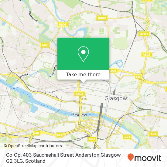 Co-Op, 403 Sauchiehall Street Anderston Glasgow G2 3LG map