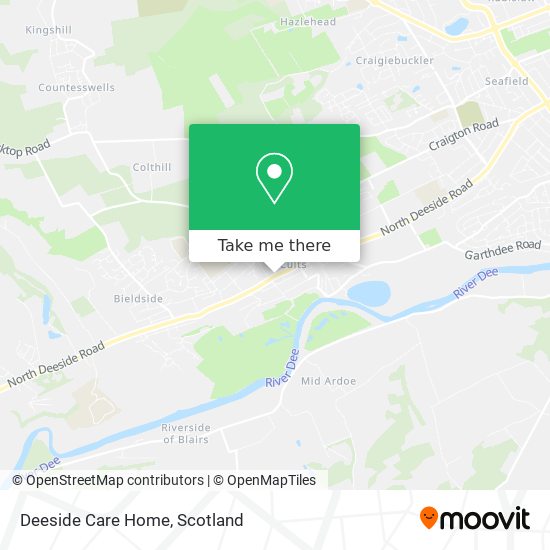 Deeside Care Home map
