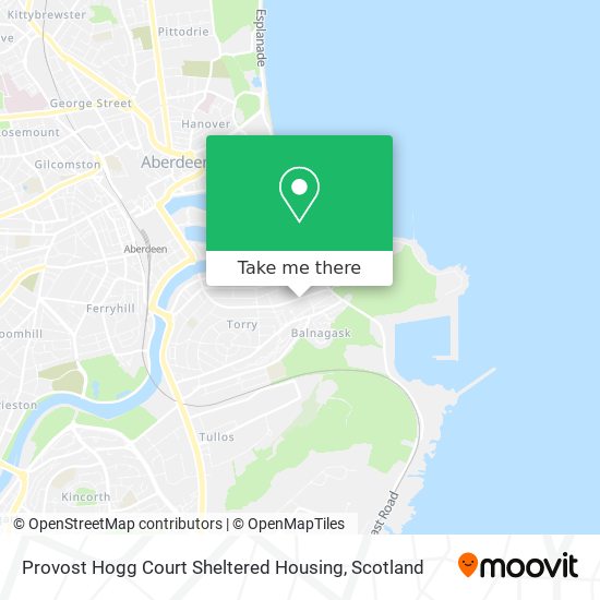 Provost Hogg Court Sheltered Housing map
