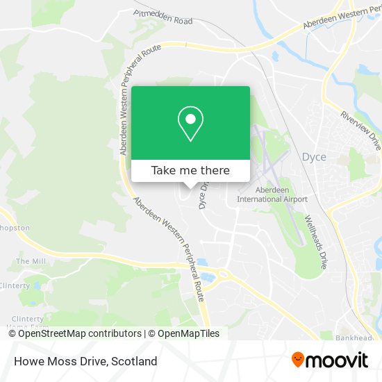 Howe Moss Drive map