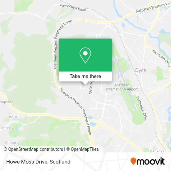 Howe Moss Drive map