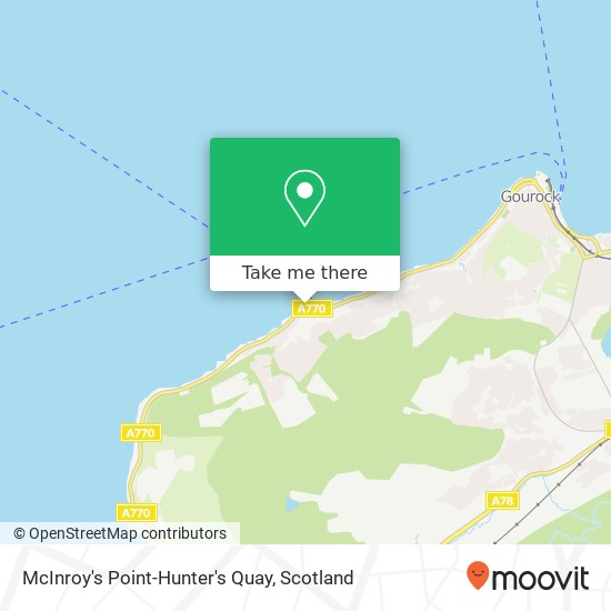 McInroy's Point-Hunter's Quay map