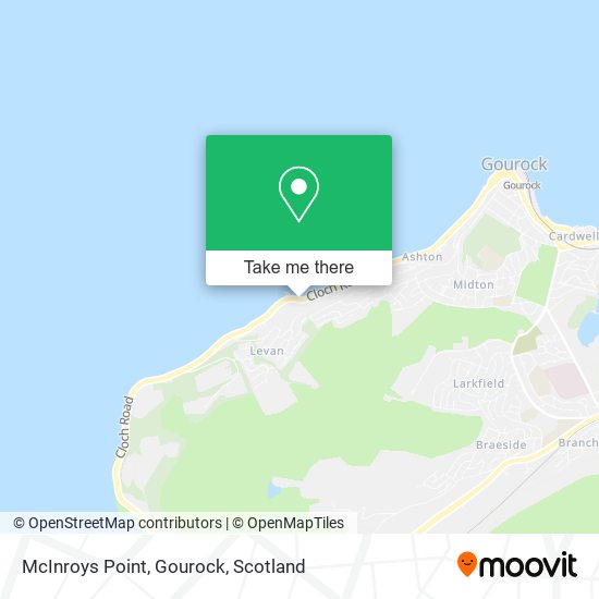 McInroys Point, Gourock map