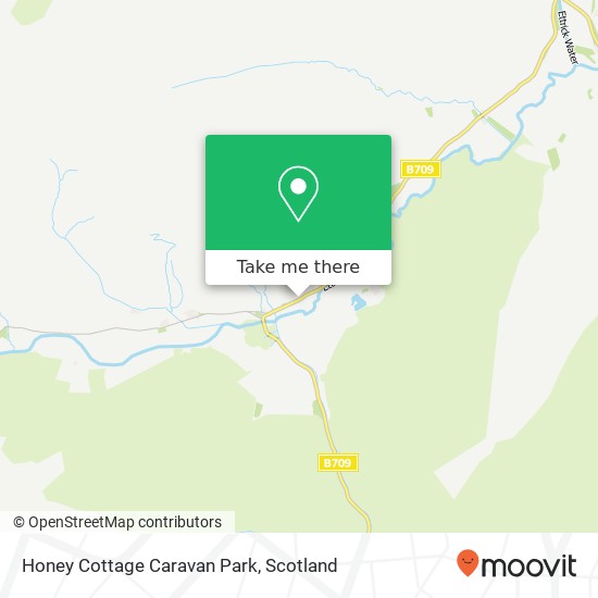 Honey Cottage Caravan Park map