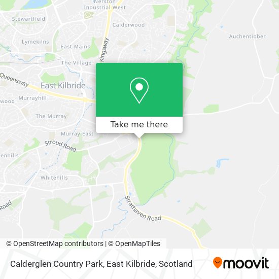 Calderglen Country Park, East Kilbride map