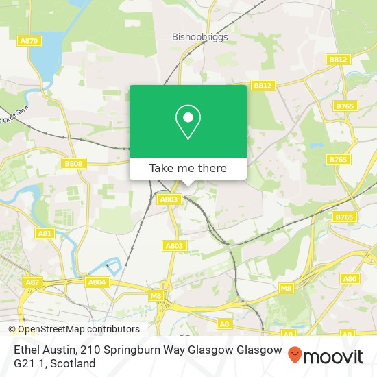 Ethel Austin, 210 Springburn Way Glasgow Glasgow G21 1 map