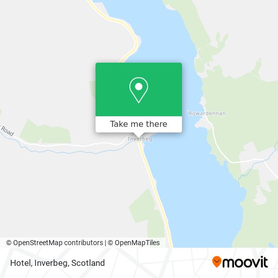 Hotel, Inverbeg map