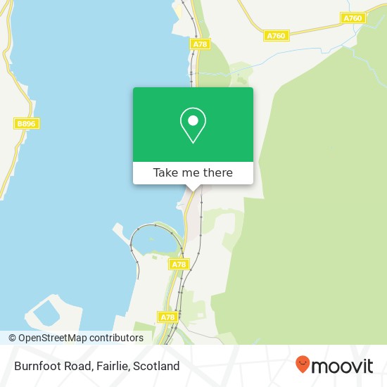 Burnfoot Road, Fairlie map