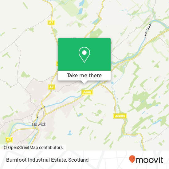 Burnfoot Industrial Estate map