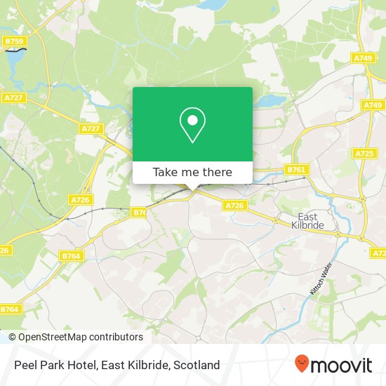 Peel Park Hotel, East Kilbride map