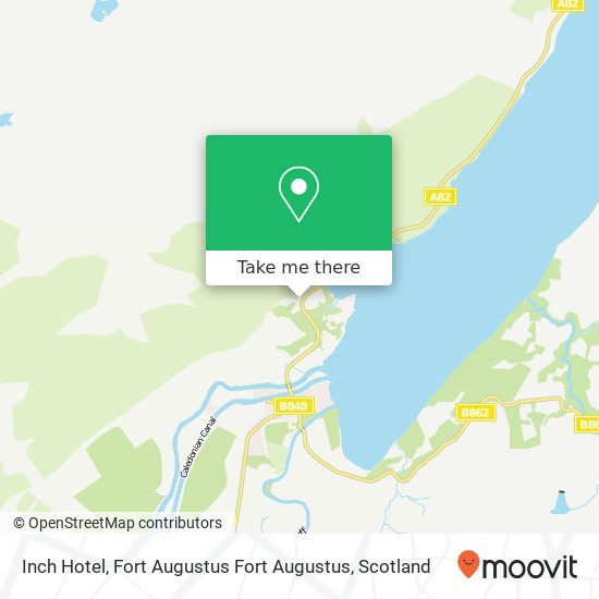 Inch Hotel, Fort Augustus Fort Augustus map
