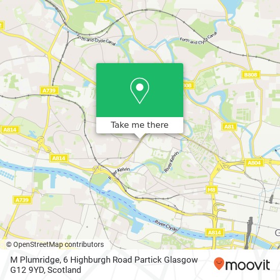 M Plumridge, 6 Highburgh Road Partick Glasgow G12 9YD map