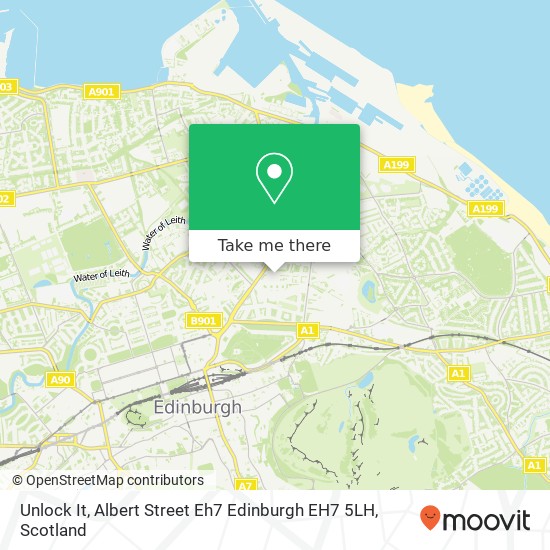 Unlock It, Albert Street Eh7 Edinburgh EH7 5LH map