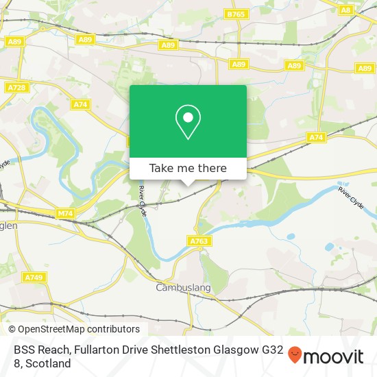 BSS Reach, Fullarton Drive Shettleston Glasgow G32 8 map