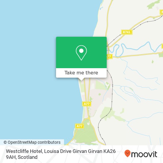 Westcliffe Hotel, Louisa Drive Girvan Girvan KA26 9AH map