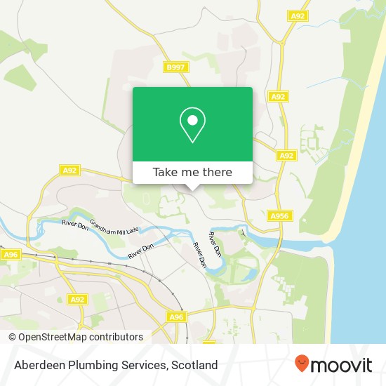 Aberdeen Plumbing Services map