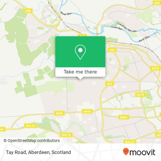 Tay Road, Aberdeen map
