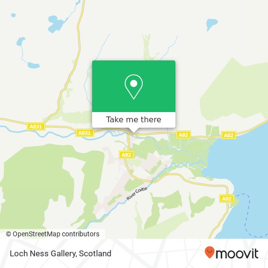 Loch Ness Gallery map