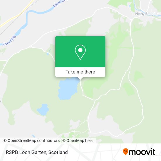 RSPB Loch Garten map