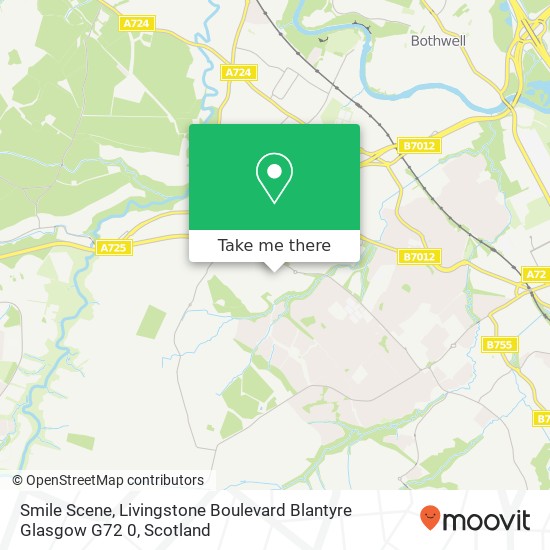 Smile Scene, Livingstone Boulevard Blantyre Glasgow G72 0 map