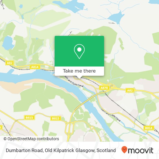 Dumbarton Road, Old Kilpatrick Glasgow map