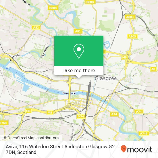 Aviva, 116 Waterloo Street Anderston Glasgow G2 7DN map