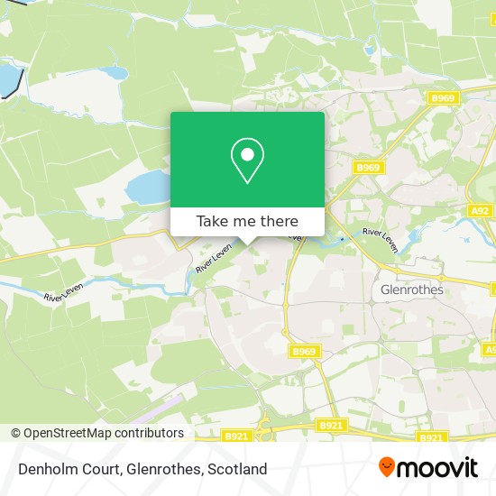 Denholm Court, Glenrothes map