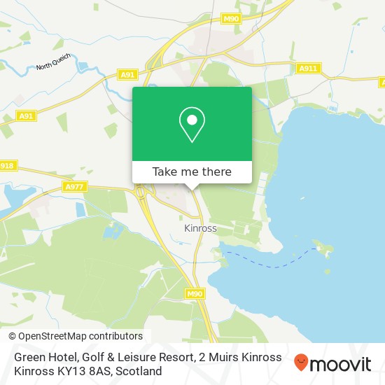Green Hotel, Golf & Leisure Resort, 2 Muirs Kinross Kinross KY13 8AS map