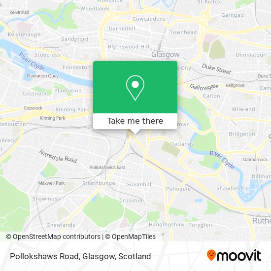 Pollokshaws Road, Glasgow map