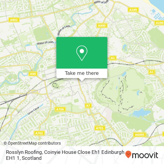 Rosslyn Roofing, Coinyie House Close Eh1 Edinburgh EH1 1 map