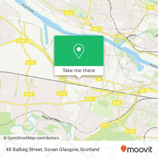 48 Balbeg Street, Govan Glasgow map