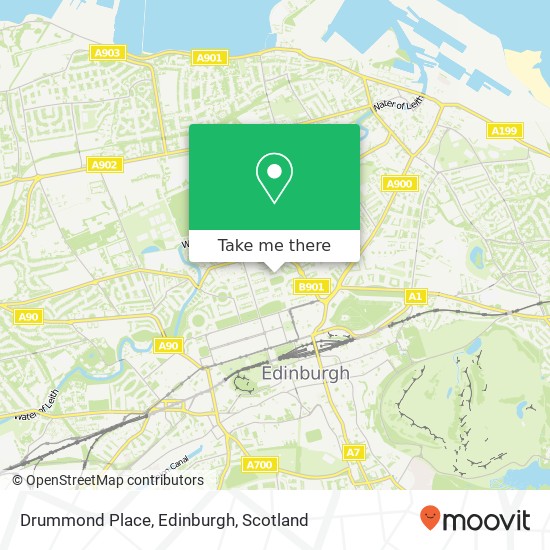 Drummond Place, Edinburgh map