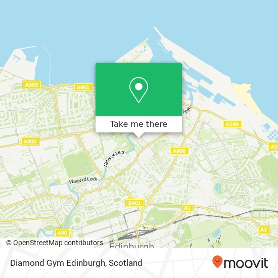 Diamond Gym Edinburgh, Stewartfield Eh6 Edinburgh EH6 5 map