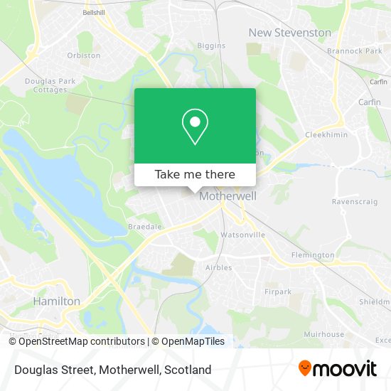 Douglas Street, Motherwell map