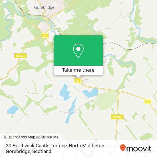 20 Borthwick Castle Terrace, North Middleton Gorebridge map