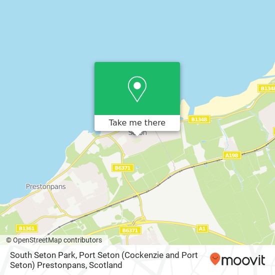 South Seton Park, Port Seton (Cockenzie and Port Seton) Prestonpans map