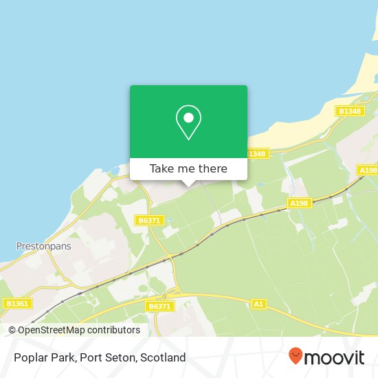 Poplar Park, Port Seton map