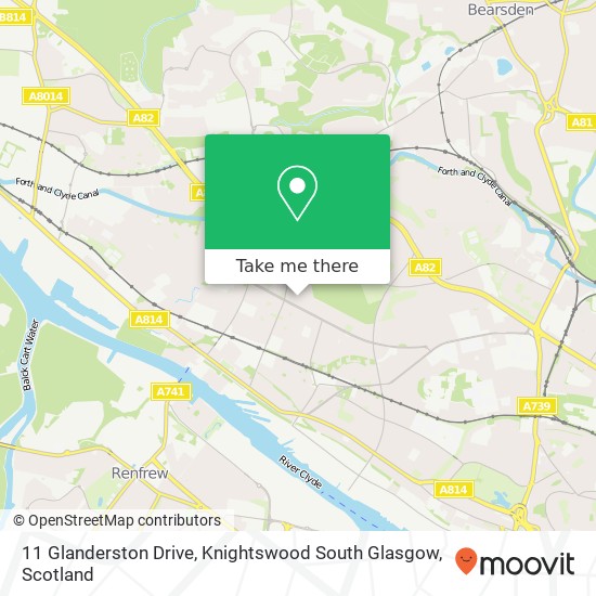 11 Glanderston Drive, Knightswood South Glasgow map