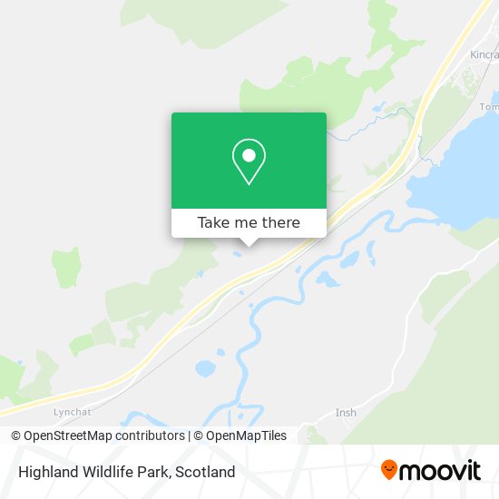Highland Wildlife Park map