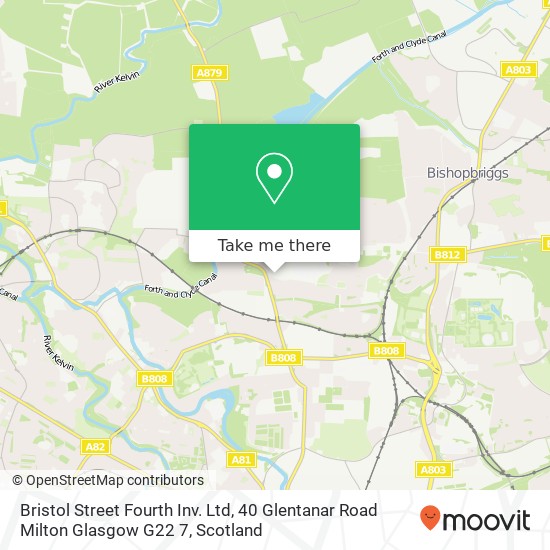 Bristol Street Fourth Inv. Ltd, 40 Glentanar Road Milton Glasgow G22 7 map