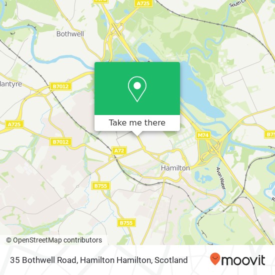 35 Bothwell Road, Hamilton Hamilton map