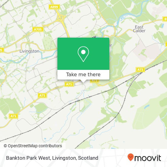 Bankton Park West, Livingston map