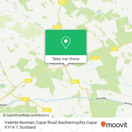 Valente Norman, Cupar Road Auchtermuchty Cupar KY14 7 map