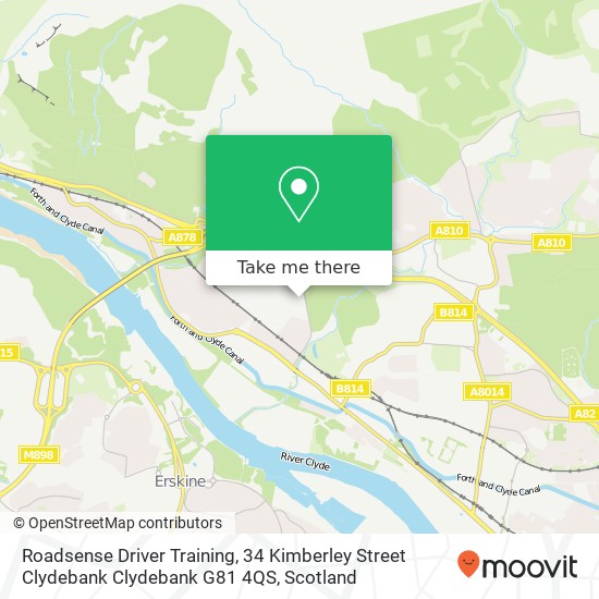 Roadsense Driver Training, 34 Kimberley Street Clydebank Clydebank G81 4QS map