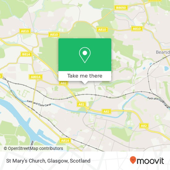 St Mary's Church, Glasgow map