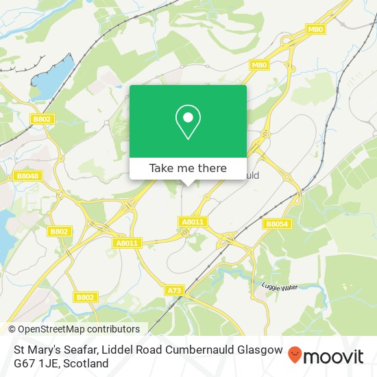 St Mary's Seafar, Liddel Road Cumbernauld Glasgow G67 1JE map