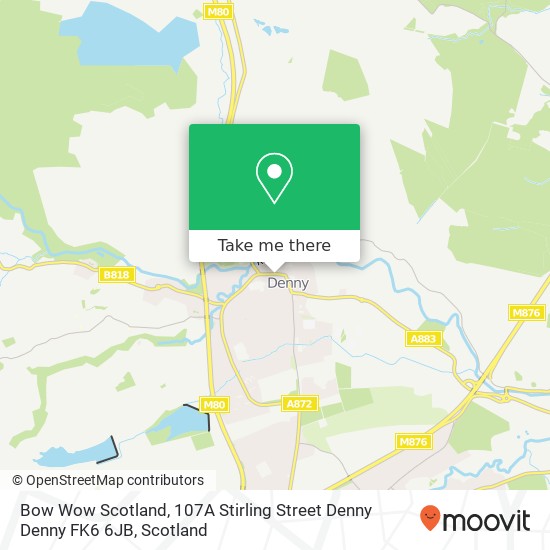 Bow Wow Scotland, 107A Stirling Street Denny Denny FK6 6JB map